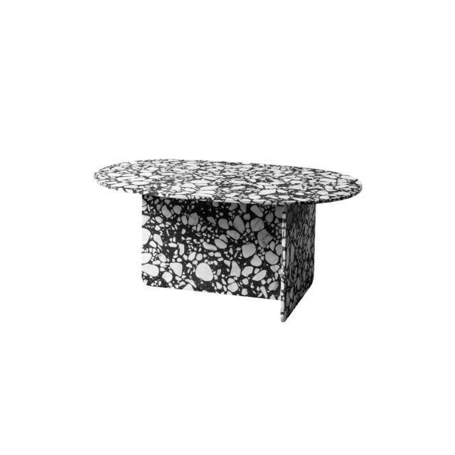 Miniforms Chap coffee table in Palladio Moro marble